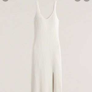 Abercrombie V-neck Slip Midi Sweater Dress - NWT - Size M Tall